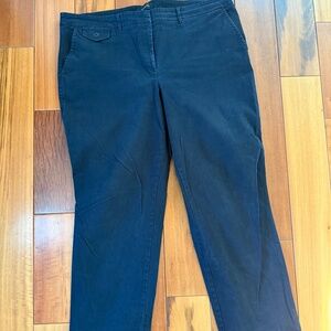 Women's Talbots Chino Navy Size 18